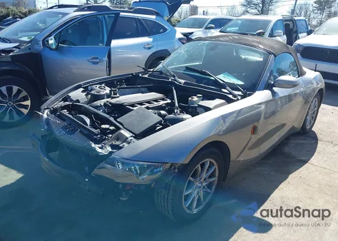 2004 BMW Z4 2.5I z USA, uszkodzony, nr VIN 4USBT33554LR68442